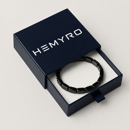 HEMYRO™ — L’ORIGINEL  Bracelet en Hématite