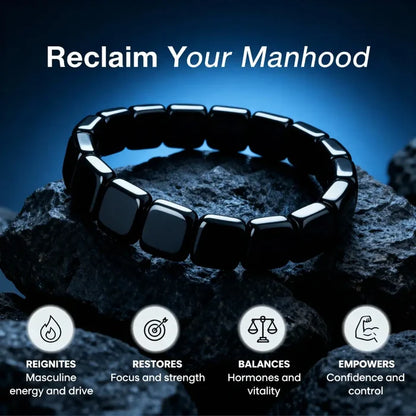 HEMYRO™ — L’ORIGINEL  Bracelet en Hématite